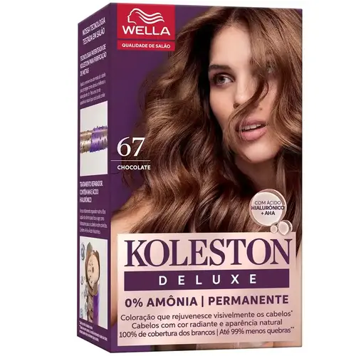 Koleston Deluxe Kit Coloração Permanente - 67 Chocolate