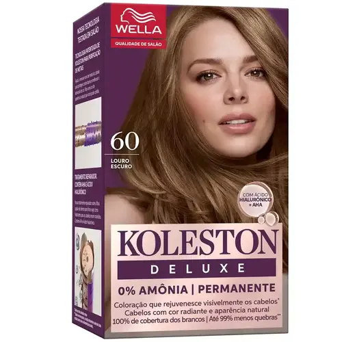 Koleston Deluxe Kit Coloração Permanente - 60 Louro Escuro