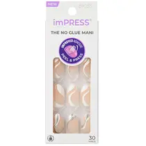Kiss New York Impress The No Glue Mani Unhas Autocolantes - On My Mind