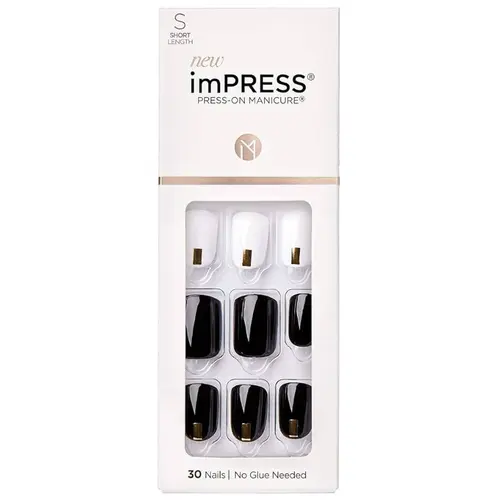 Kiss New York Impress Unhas Autocolantes - Midnight Drive