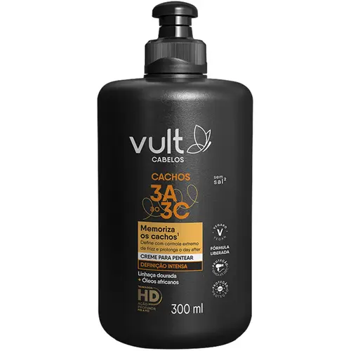 Vult Cabelos Cachos Creme de Pentear 300ml - Definição Intensa