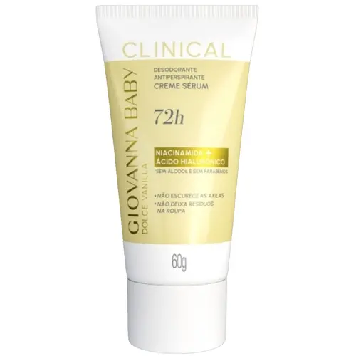 Giovanna Baby Desodorante Clinical em Creme 60g - Dolce Vanilla