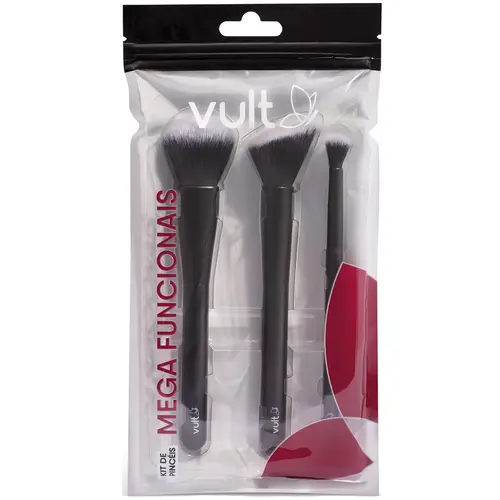 Vult Kit de Pincéis Mega Funcionais