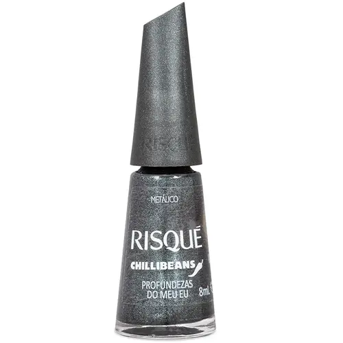 Risqué & Chilli Beans Esmalte Metálico 8ml - Profundezas do Meu Eu