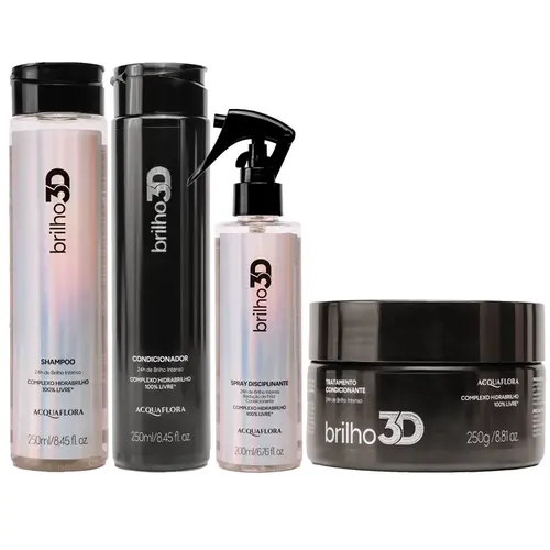 Acquaflora Kit Brilho 3D Completo