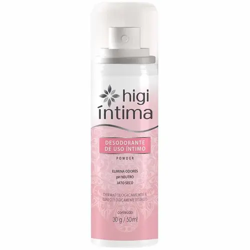 Daxx Higi Íntima Desodorante Íntimo 50ml - Powder