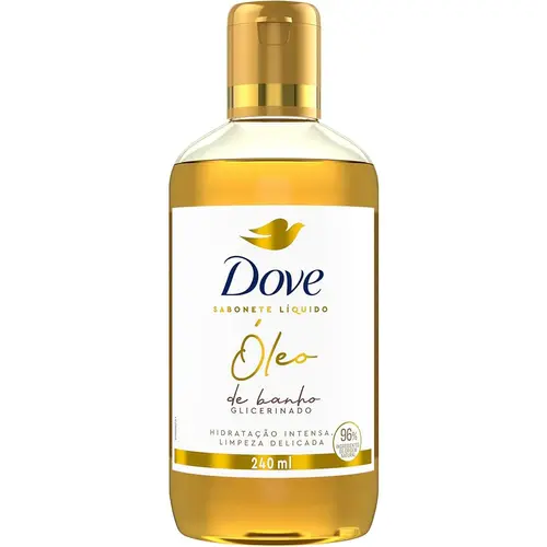 Dove Sabonete Líquido Óleo de Banho Glicerinado 240ml