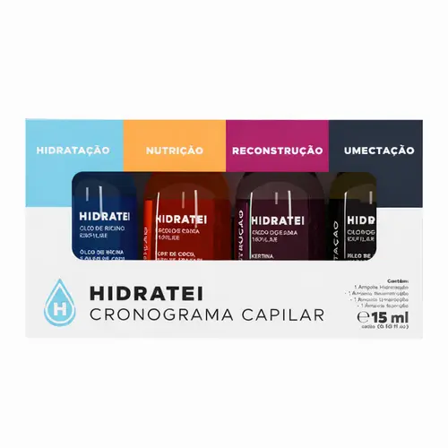 Hidratei Cronograma Capilar 4x15ml