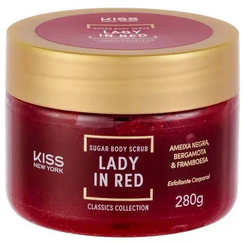 Kiss New York Sugar Body Scrub 280g - Lady in Red