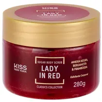 Kiss New York Sugar Body Scrub 280g - Lady in Red