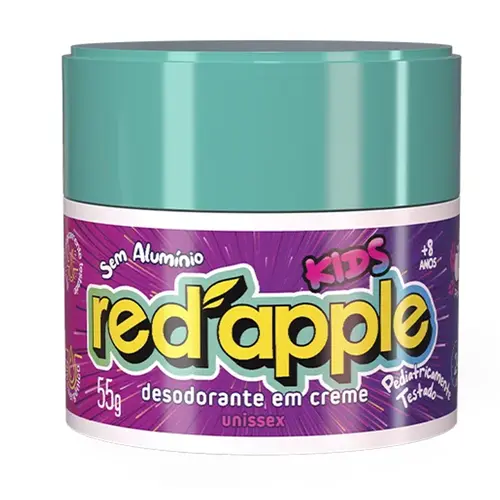 Red Apple Kids Desodorante em Creme 55g - Unissex