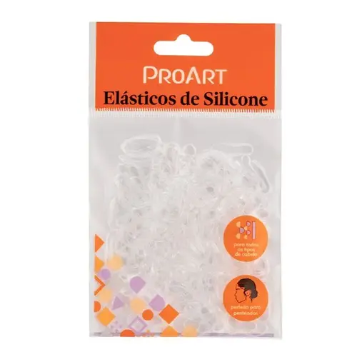 ProArt Elásticos de Silicone 200 Unidades - Transparente