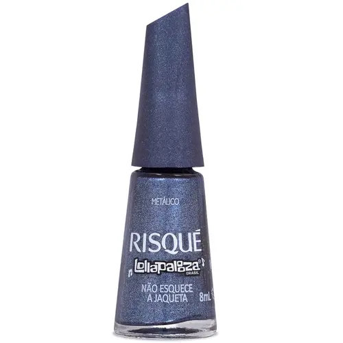 Risque Lollapalooza Esmalte Metálico 8ml - Não Esquece a Jaqueta