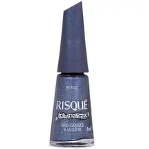 Risque Lollapalooza Esmalte Metálico 8ml - Não Esquece a Jaqueta