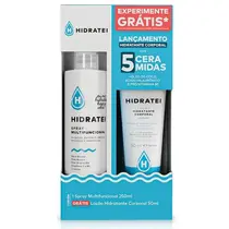 Hidratei Kit Spray Multifuncional + Loção Hidratante