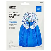 Kiss New York Coreana Máscara Facial de Algodão 25ml - Colágeno