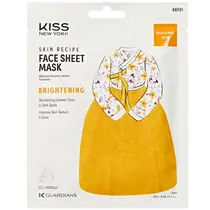 Kiss New York Coreana Máscara Facial de Algodão 25ml - Iluminadora