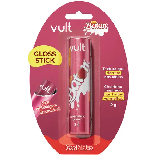 Vult & Baton Gloss Stick 2g - Malva