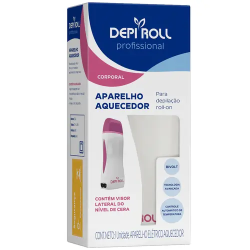 DepiRoll Aparelho Aquecedor para Depilação Roll-On