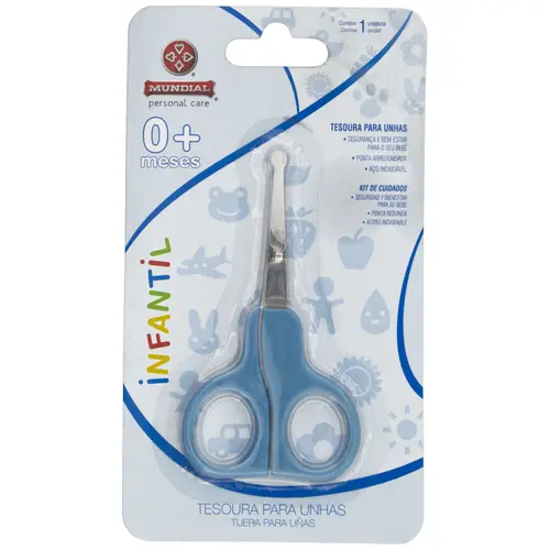 Mundial Infantil Tesoura para Unhas - BC99-AZ