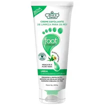 Flores e Vegetais Creme Esfoliante de Limpeza Pés 200g