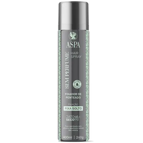 Aspa Spray Sem Perfume Jato Seco 400ml - Fixa Solto