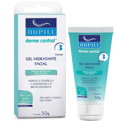 Nupill Derme Control Gel Hidratante Facial 50g