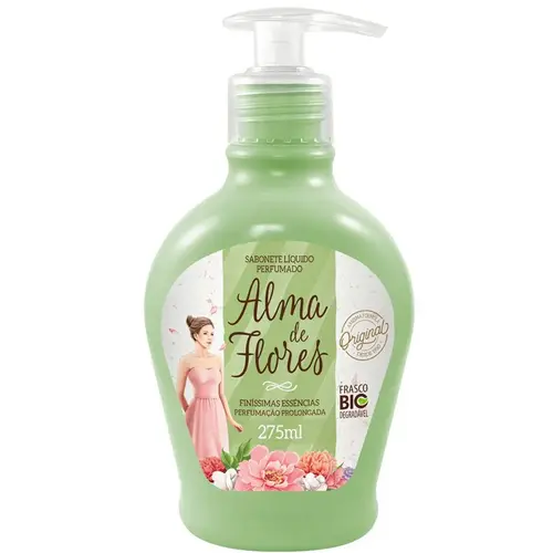 Alma de Flores Sabonete Líquido 275ml - Finíssima Essência