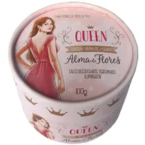 Alma de Flores Talco Perfumado Iluminador 100g - Queen