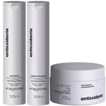 Acquaflora Kit Antioxidante - Normais Ou Mistos Trio