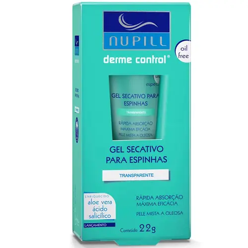Nupill Derme Control Gel Secativo para Espinhas 22g