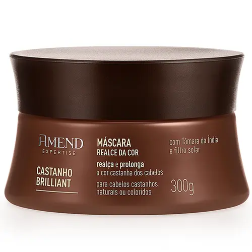 Amend Castanho Brilliant Máscara 300g