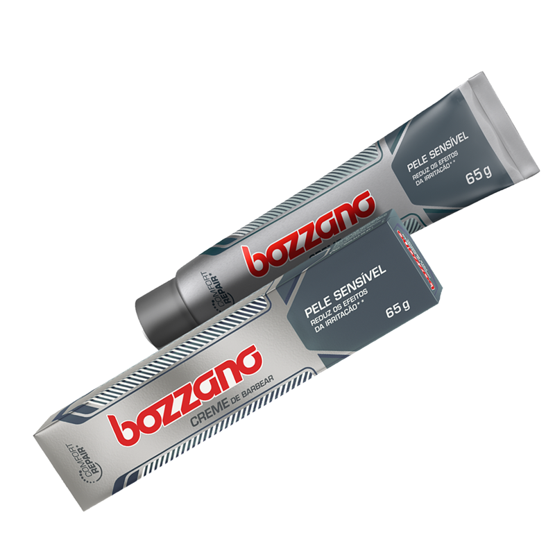 Bozzano Creme de Barbear 65g - Pele Sensível