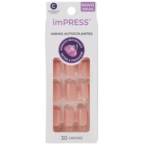 Kiss New York Impress Unhas Autocolantes Curto - Summer Love