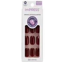 Kiss New York Impress Unhas Autocolantes Curto - Matchmaker