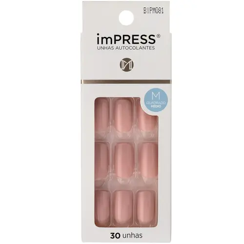 Kiss New York Impress Unhas Autocolantes Médio - Medium Sea Breeze
