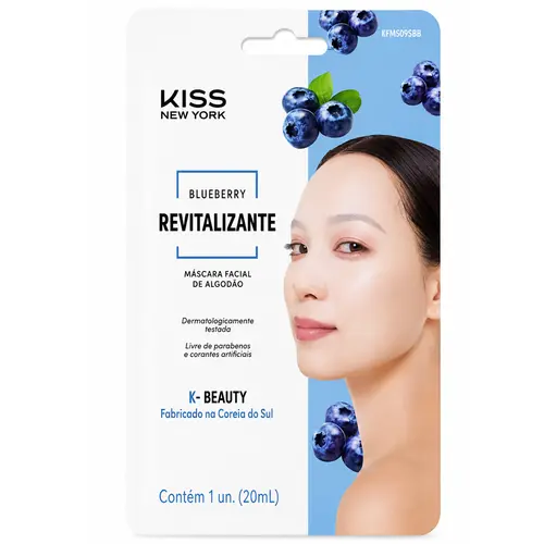 Kiss New York Máscara Facial 20ml - Revitalizante