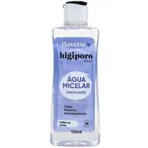 Davene Higiporo Facial Água Micelar 130ml - Purificante