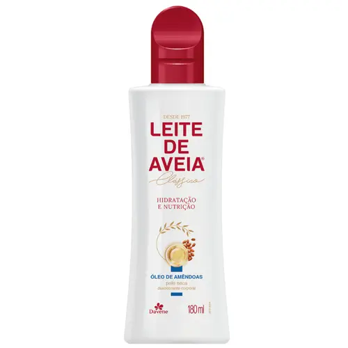 Davene Leite de Aveia Hidratante Corporal 180ml - Óleo de Amêndoas