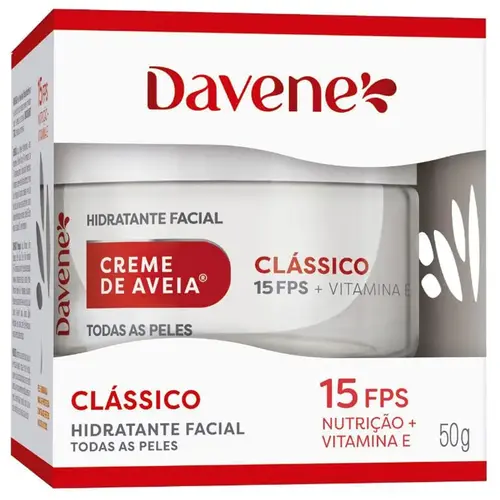 Davene Hidratante Facial Creme de Aveia 50g - Clássico