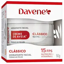 Davene Hidratante Facial Creme de Aveia 50g - Clássico