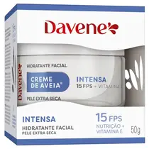 Davene Hidratante Facial Creme de Aveia 50g - Intensa