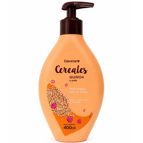 Davene Cereales Deo Corporal 400ml - Quinoa e Ureia