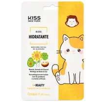 Kiss New York Kids Máscara Facial de Algodão 18ml - Hidratante