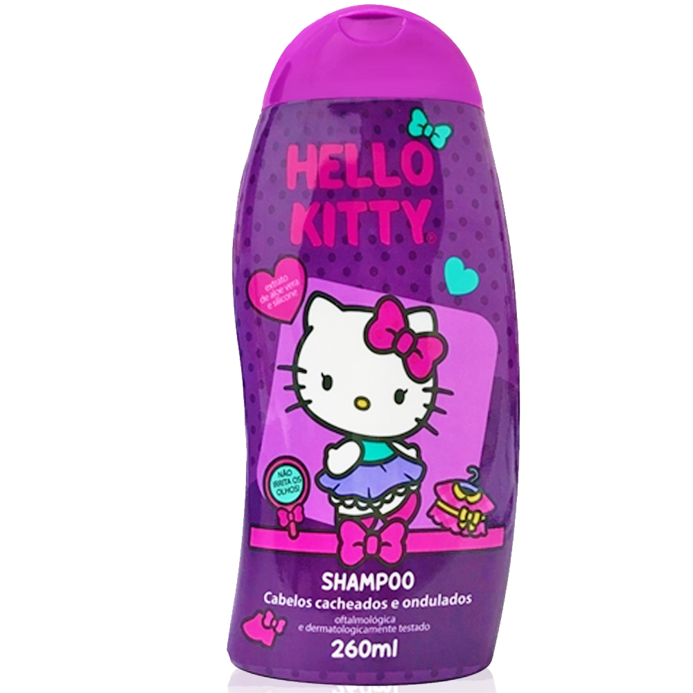 Hello Kitty Shampoo 260ml Cabelos Cacheados E Ondulados hello-kitty-shampoo-260ml-cabelos-cacheados-e-ondulados