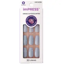 Kiss New York Impress Color Unhas Autocolantes Bailarina - Cloudless