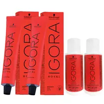 Igora Royal Kit Duo Coloração 60g - 6.0 Louro Escuro Natural