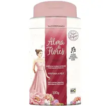 Alma de Flores Talco Perfumado 100g - Essência Floral Intense