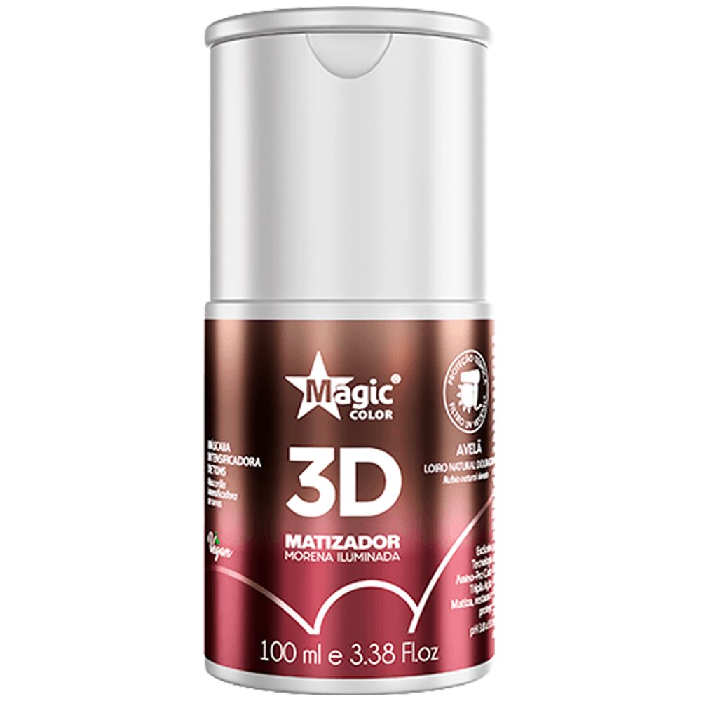 Magic Color 3D Matizador Morena Iluminada 100ml - Avelã