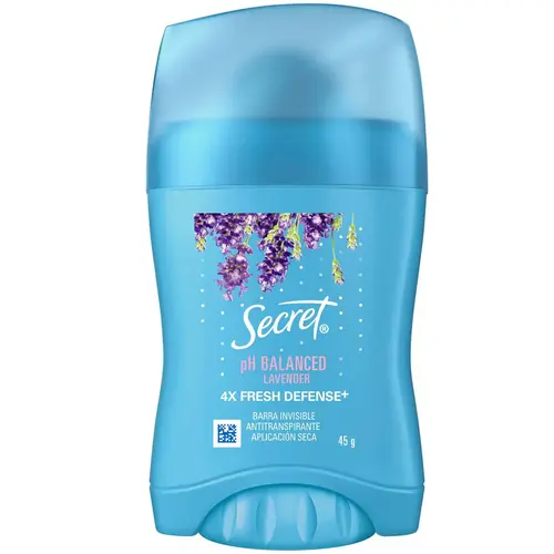 Secret Fresh Defense Desodorante Antitranspirante em Barra Invisivel 45g - Lavender